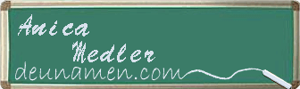 Anica Medler Visitenkarte